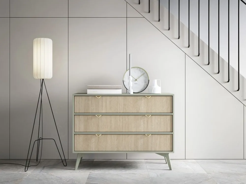 Zestawy Mebli Do Salonu|Komody>PIASKI Zestaw mebli modułowych do salonu FLOW jodełka scandi/eukaliptus
