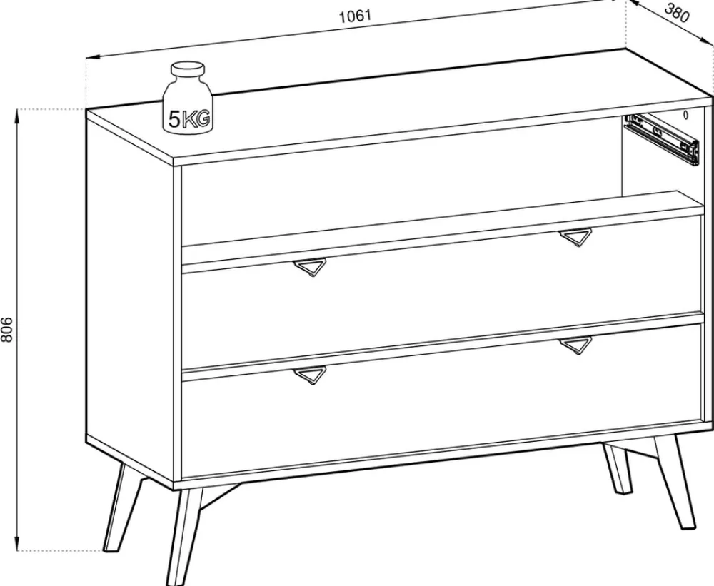 Zestawy Mebli Do Salonu|Komody>PIASKI Zestaw mebli modułowych do salonu FLOW jodełka scandi/eukaliptus