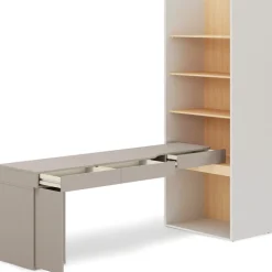 Biurka|Meble Dla Dzieci>lenart. Zestaw mebli młodzieżowych WOOW biurko lewe z regałem