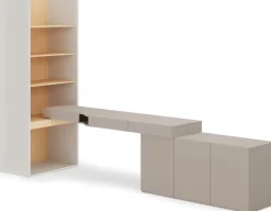 Biurka|Meble Dla Dzieci>lenart. Zestaw mebli młodzieżowych WOOW biurko regał dąb vincenza