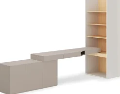 Biurka|Meble Dla Dzieci>lenart. Zestaw mebli młodzieżowych WOOW szampański