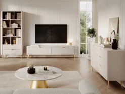 Zestawy Mebli Do Salonu>LASKI Zestaw mebli nowoczesnych LEONTE kaszmir