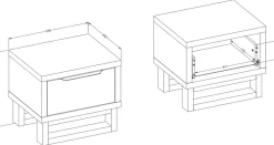 Zestawy Mebli Do Sypialni></noscript>Helvetia Zestaw mebli sypialnianych w stylu loftowym HALLE S