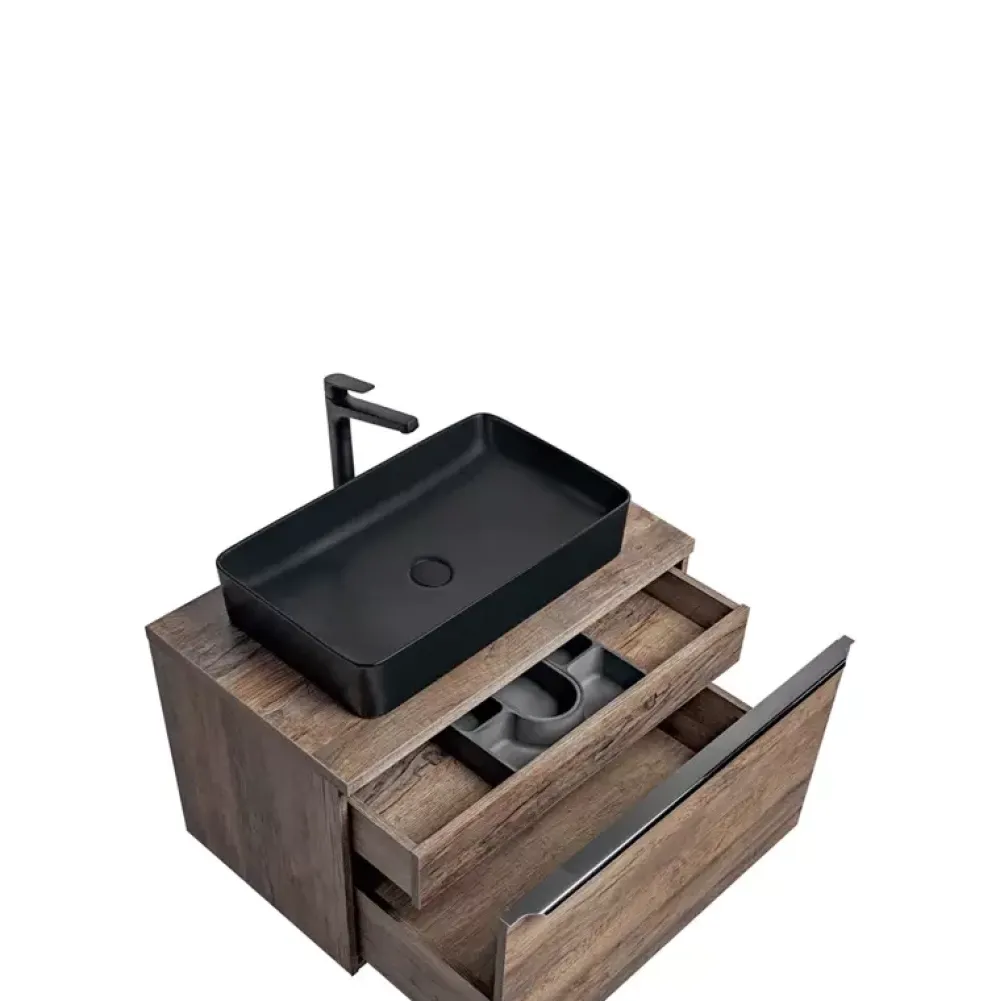 Meble Łazienkowe>COMAD Zestaw nowoczesnych mebli łazienkowych SANTELI dąb vintage