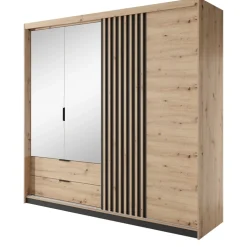 Zestawy Mebli Do Sypialni></noscript>LASKI Zestaw nowoczesnych mebli do sypialni szafa łóżko TERAMO