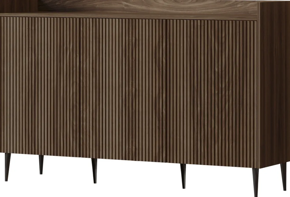 Zestawy Mebli Do Salonu>JUREK Zestaw nowoczesnych mebli do salonu ASPERO orzech