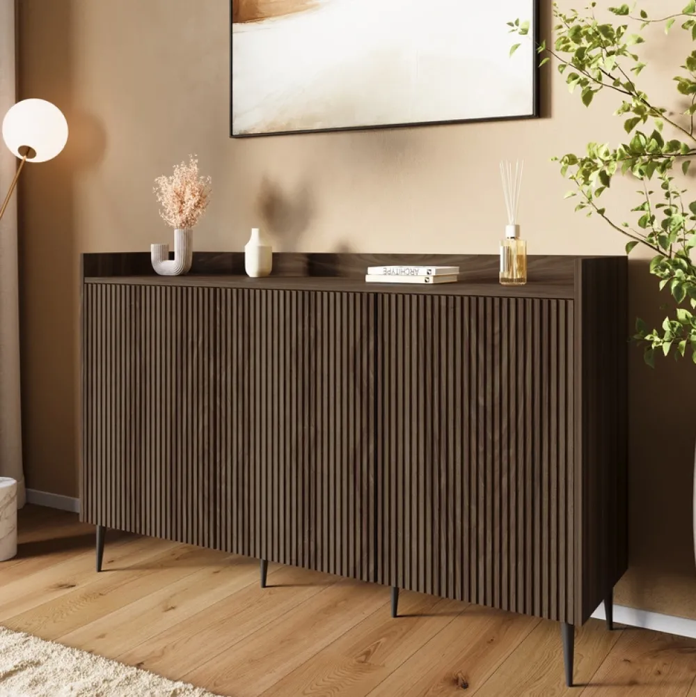 Zestawy Mebli Do Salonu>JUREK Zestaw nowoczesnych mebli do salonu ASPERO orzech