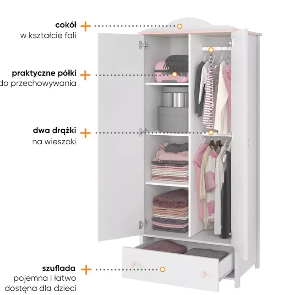 Meble Dla Dzieci|Zestawy Mebli Dziecięcych>lenart. Zestaw nowoczesnych mebli dziecięcych LUNA