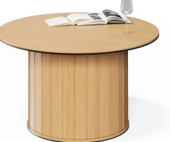 Ławy I Stoliki>lenart. Zestaw okrągłych stolików kawowych do salonu boho ROTTO