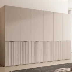 Meble Młodzieżowe|Zestawy Mebli Do Przedpokoju>PIASKI Zestaw szaf modułowych do garderoby 3x101 cm kaszmir SIGMA