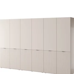 Meble Młodzieżowe|Zestawy Mebli Do Przedpokoju></noscript>PIASKI Zestaw szaf modułowych do garderoby 3x101 cm kaszmir SIGMA