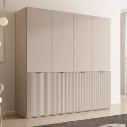 Zestawy Mebli Do Przedpokoju|Szafy Modułowe>PIASKI Zestaw szaf modułowych do garderoby 2x101 cm kaszmir SIGMA