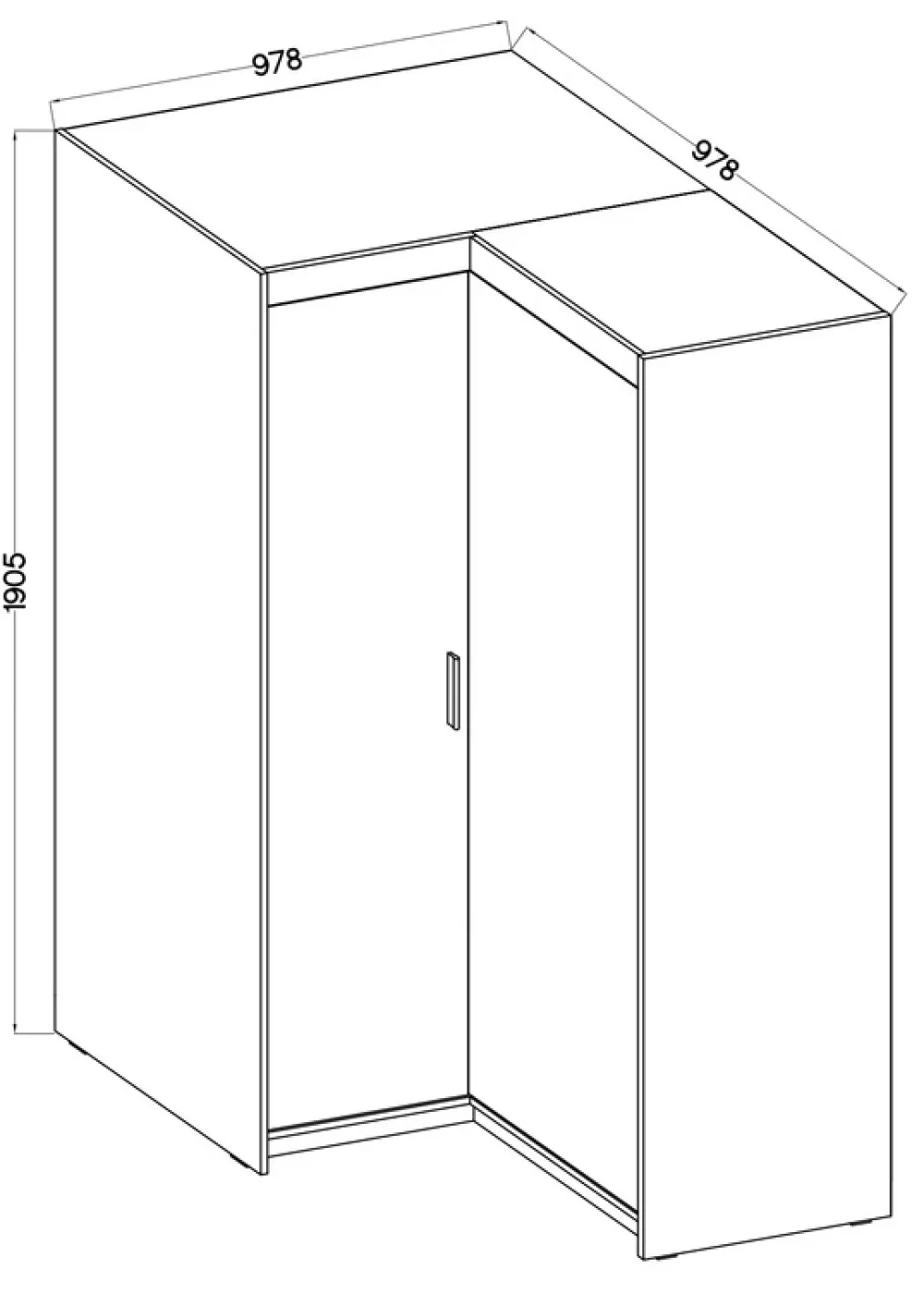 Garderoby|Zestawy Mebli Do Przedpokoju>Lempert Zestaw szaf modułowych z nadstawkami do sypialni KUBA dąb lefkas