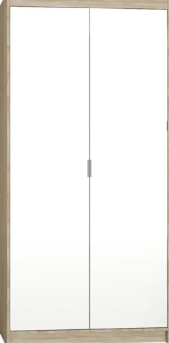 Garderoby|Zestawy Mebli Do Przedpokoju></noscript>Lempert Zestaw szaf modułowych z nadstawkami do sypialni KUBA dąb sonoma