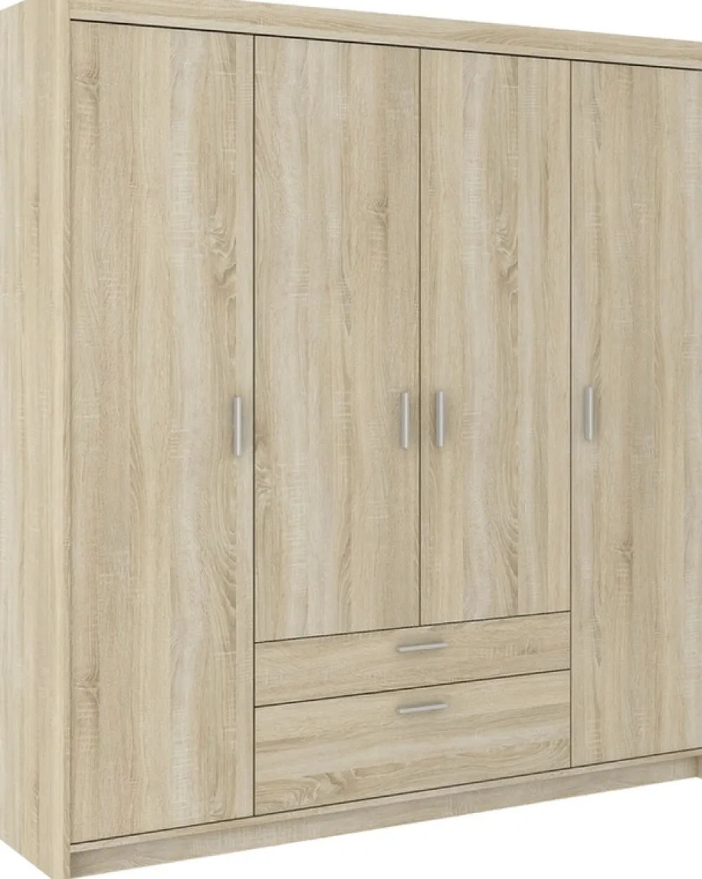 Garderoby|Zestawy Mebli Do Przedpokoju>Lempert Zestaw szaf modułowych z nadstawkami do garderoby KUBA dąb sonoma