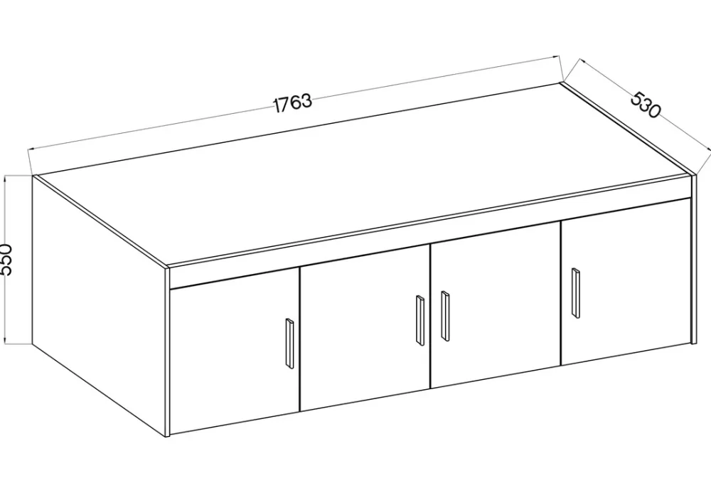 Garderoby|Zestawy Mebli Do Przedpokoju>Lempert Zestaw szaf modułowych z nadstawkami do garderoby KUBA dąb sonoma