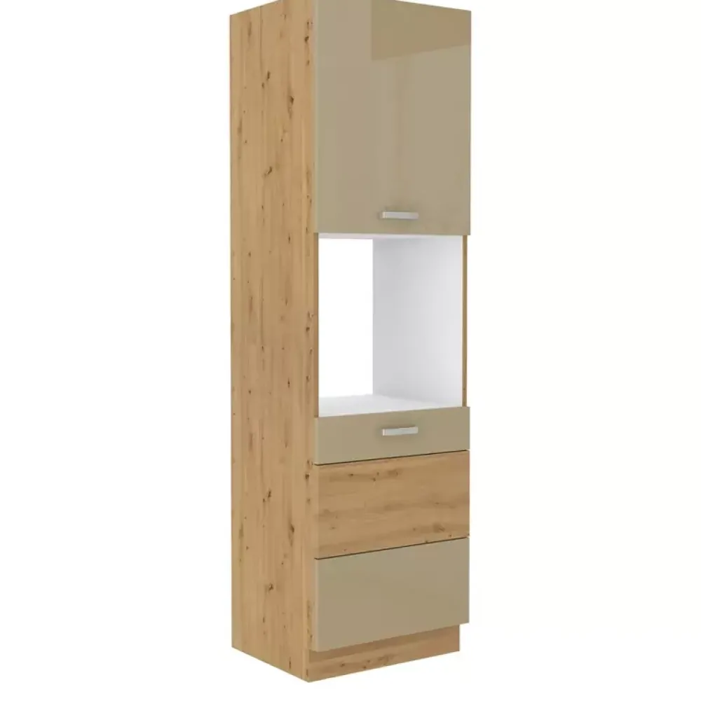 Meble Kuchenne>Lempert Zestaw szafek kuchennych Cappucino połysk AGATA 1