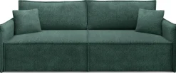 Meble Dla Dzieci|Meble Młodzieżowe>BROMARKT Zielona rozkładana sofa do salonu z funkcją spania RIMO