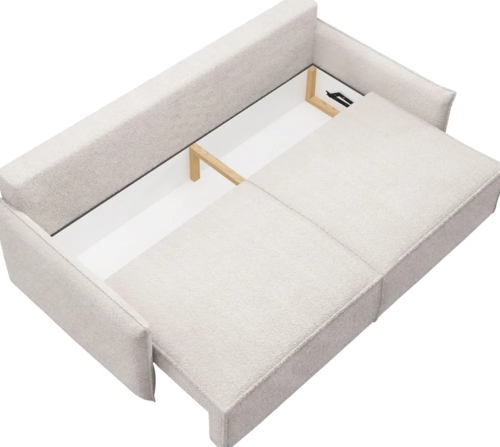 Meble Dla Dzieci|Meble Młodzieżowe>BROMARKT Zielona rozkładana sofa do salonu z funkcją spania RIMO