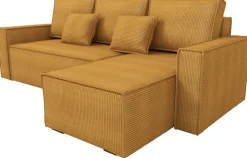 Meble Dla Dzieci|Narożniki></noscript>IZABELLA MEBLE Zielony rozkładany narożnik z funkcją spania DEXTER sztruks