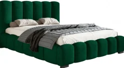 Łóżka Małżeńskie|Łóżka Ze Stelażem>Riban Łózko tapicerowane 180x200 cm do sypialni MEOW z pojemnikiem na pościel