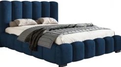 Łóżka Małżeńskie|Łóżka Ze Stelażem>Riban Łózko tapicerowane z pojemnikiem do sypialni 200x200 cm MEOW